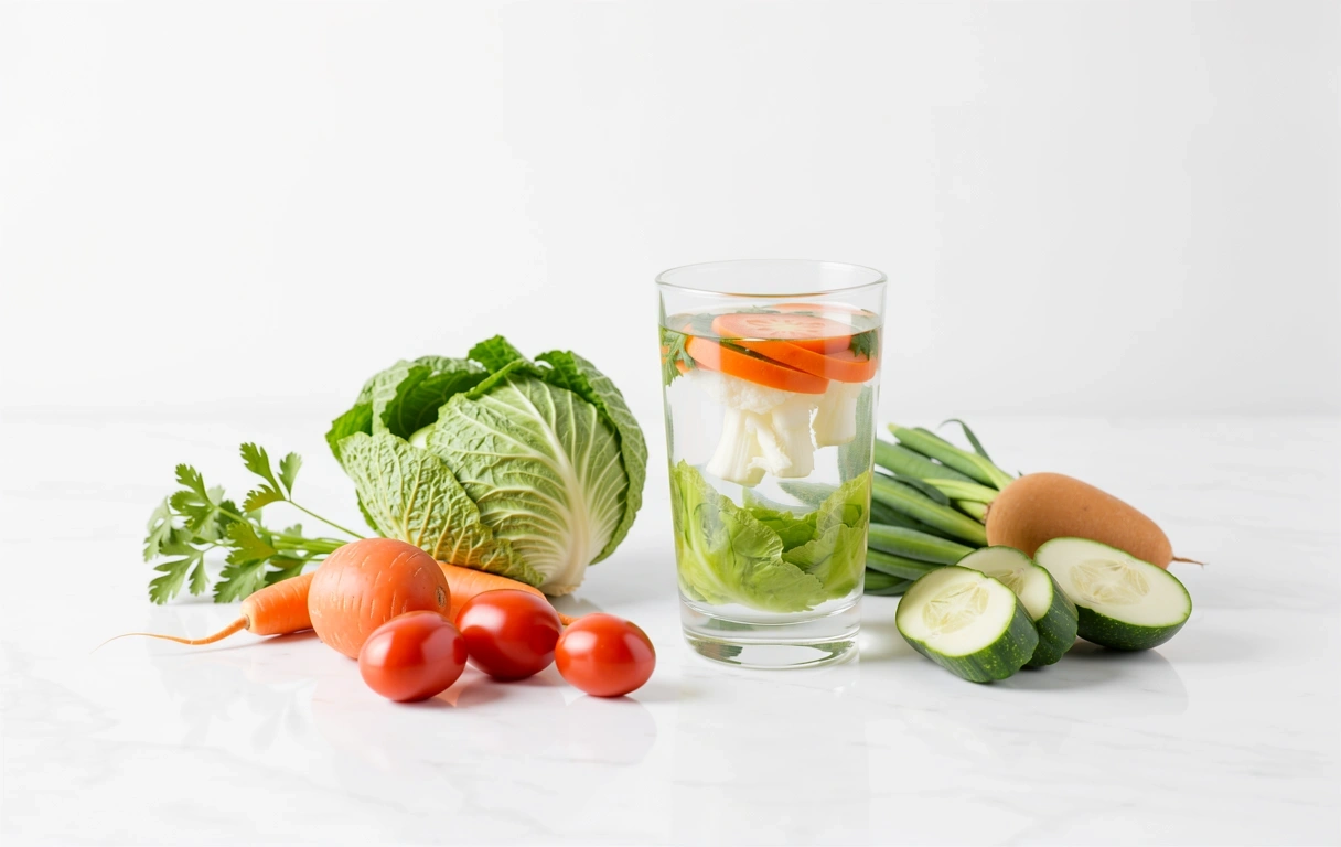 Frische Zutaten für die Ernährungsplanung